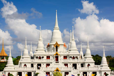 Wat Asokaram, Sumutpakran , thailand の写真素材