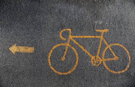 bicycle symbol の写真素材