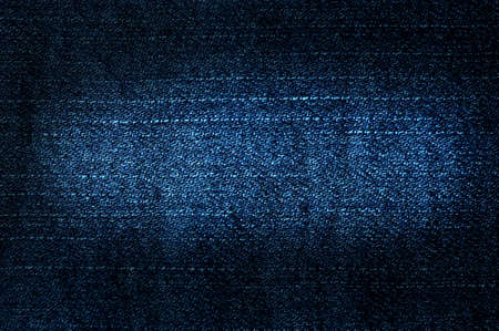 Texture of blue jeans textile close upの写真素材