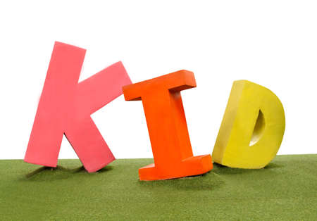 Kids wordの写真素材