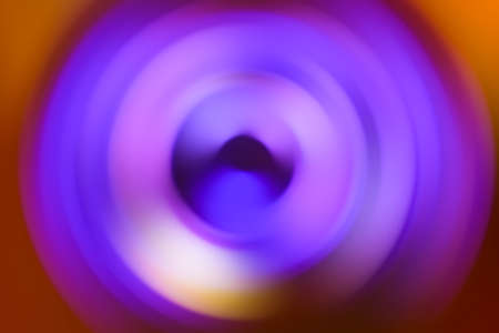 Colourful defocused lights on dark backgroundの写真素材