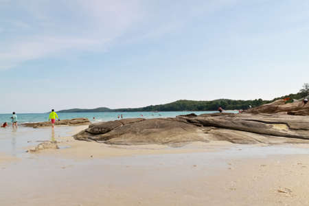 The sea of Thailand, Thai island of Koh Samed.のeditorial素材