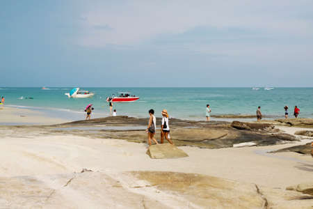 The sea of Thailand, Thai island of Koh Samed.のeditorial素材