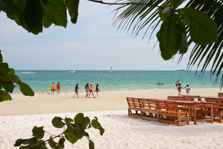 The sea of Thailand, Thai island of Koh Samed.のeditorial素材