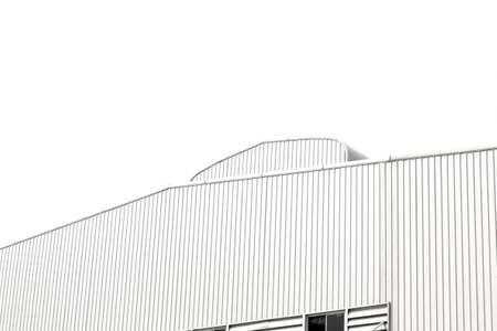 corrugated metal roof for factoryの写真素材