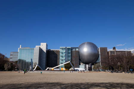 NAGOYA, JAPAN - January 24, 2016: The Nagoya City Science Museum. The planetarium is among the largest in the country.のeditorial素材