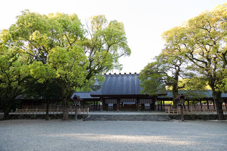 NAGOYA, JAPAN - April 16, 2016: Atsuta-jingu (Atsuta Shrine) in Nagoya, Japanのeditorial素材