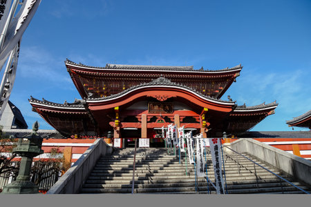 NAGOYA, JAPAN - December 05, 2015: : Osu Kannon temple in Nagoya, Japanのeditorial素材
