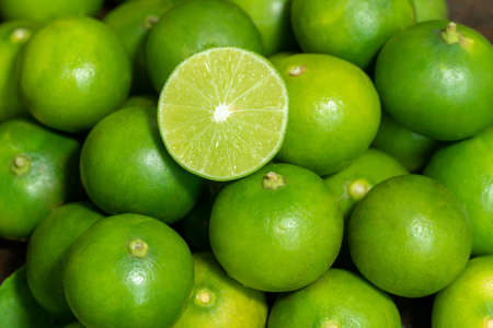 Backgrounds. Focus on the central part of sliced lime