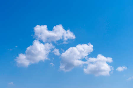 Beautifull Blue Sky with Cloud Watercolor