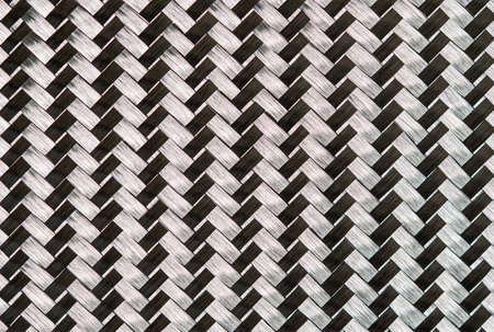Carbon fiber texture background ,Dark carbon fiber backgroundの写真素材