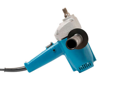 car polishing machine on the white backgroundの写真素材