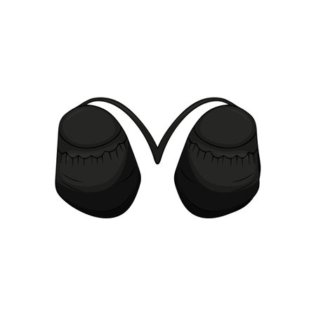 Kazakh traditional folk musiacal instrument Tuyaktas vector illustration.のイラスト素材