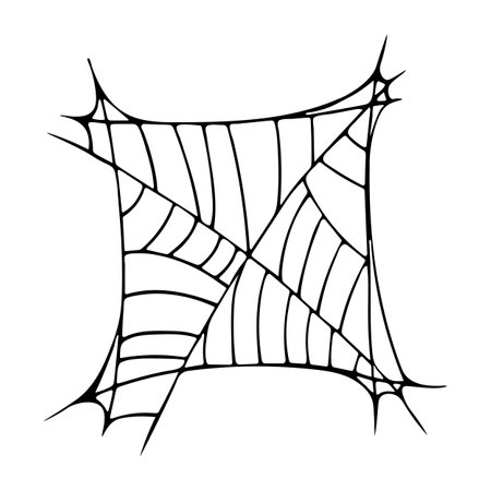 Black web on white background Vector illustrationのイラスト素材