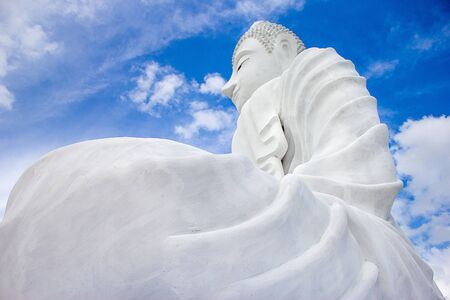 White Buddhaの写真素材
