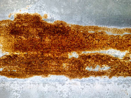 Background of urban rust texture. Rusty metallic texture old orange-brown color.