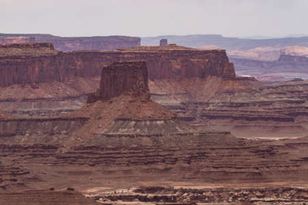 canyons rare formations at canyonlands national parkの写真素材