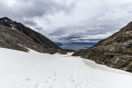 Ushuaia seen from the mountains