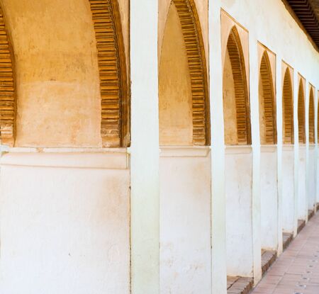 Alhambra arches. Granada Spainのeditorial素材