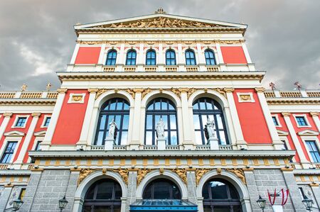 Viennese Music Association (famous Vienna concert hall)のeditorial素材