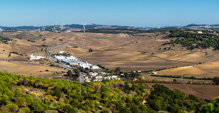 View of Vejer de la Frontera from a local hill  Costa de la Luz, Spain