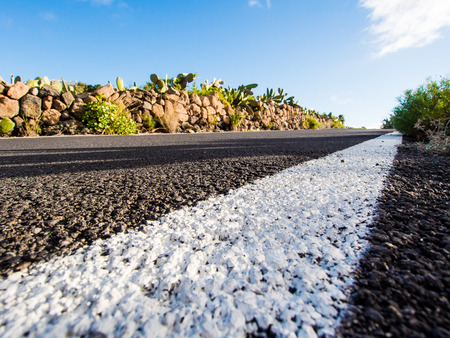 Road to Volcano Teide at Tenerife, Canary Islands. Spainの写真素材