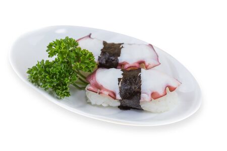 Tako sushi , Sushi Nigiri, Tako, Octopusの写真素材