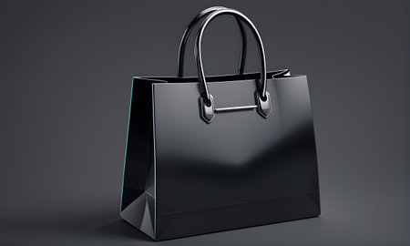 Black Sale Icon 3D Art Animated Banner, Digital Background, Gift Card, Website Design, Background Graphic - Artwork generated by AIの素材