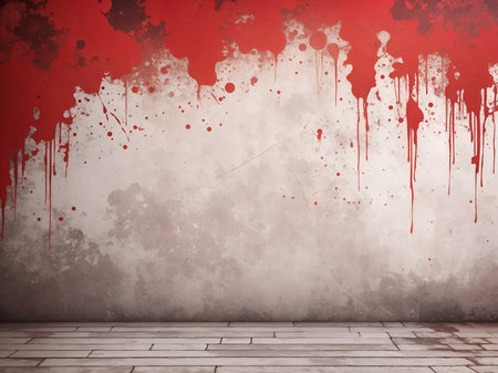 Halloween Background Design Horror Wallpaper Illustration Digital Art, Background Graphic - Artwork generated by AIの素材