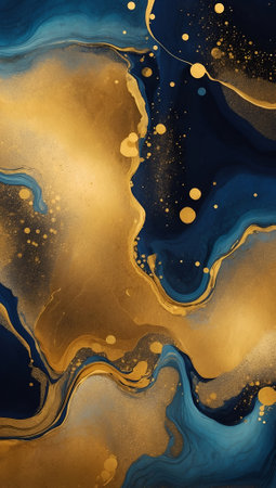 Abstract Alcohol Ink Digital Painting Paper Texture Colorful Watercolor Background Art Design for Wall Art, Merch, Card, Websites, Decorations or your Print on Demand Business - generated by AIの素材