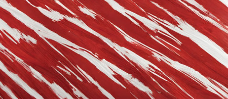 Red White Painted Stripes Brush Painting Background Colorful Digital Artwork Minimalistic Modern Card Design Wall Art Template for Decorations or your Print on Demand Business - generated by AIの素材