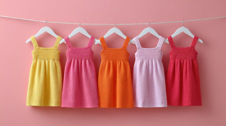 A beautiful collection of bright and colorful childrenの素材