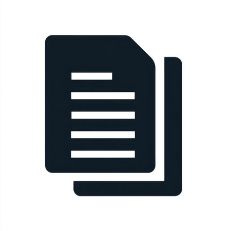 This minimalistic document illustration features a blank paper design with simple lines, ideal for modern projects, creative uses, and digital applications.の素材