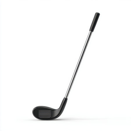 This image features a sleek and modern golf club on a white background, perfect for illustrating sports, fitness, and outdoor activities.の素材