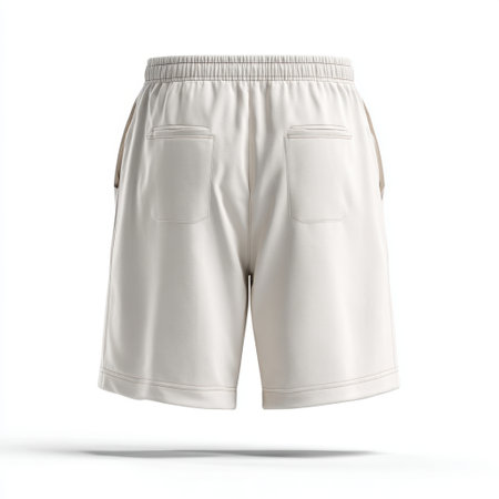 Discover these stylish athletic shorts designed for comfort and performance. Featuring a neutral color, elastic waistband, and practical pockets, they are perfect for active days.の素材
