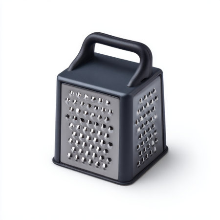 This sleek kitchen grater combines functionality and style, featuring a comfortable handle and efficient grating surfaces for various foods. Perfect for home chefs.の素材
