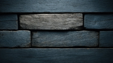 This image features a dark blue stone wall with a textured finish, ideal for various artistic applications and backgrounds in design projects.の素材