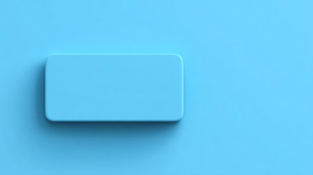 A sleek and minimalist blue rectangle sits on a solid blue background, perfect for design projects emphasizing simplicity and modern aesthetics.の素材