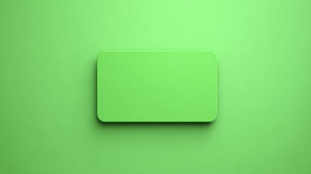 A clean and simple green banner set against a solid green background, perfect for minimalist design projects and promotional content. Ideal for marketing needs.の素材
