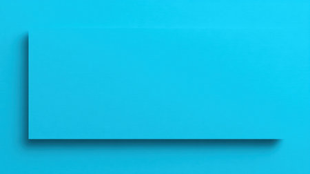 This vibrant blue background features simple geometric shapes, ideal for creative projects, modern artwork, and professional presentations. The clean and smooth texture enhances visual appeal, making it a perfect choice for designers.の素材