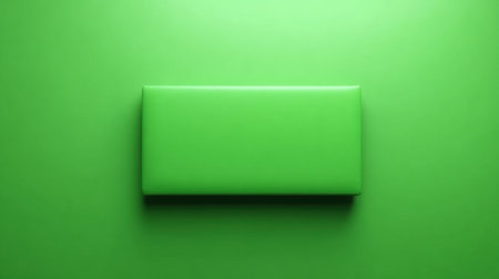A captivating solid green background featuring a bright green object that enhances the minimalist aesthetic. Perfect for modern design projects.の素材
