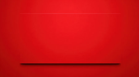 This image features a bright red background with a subtle gradient, ideal for modern design projects, presentations, or artistic endeavors. Its clean design allows for versatile applications.の素材