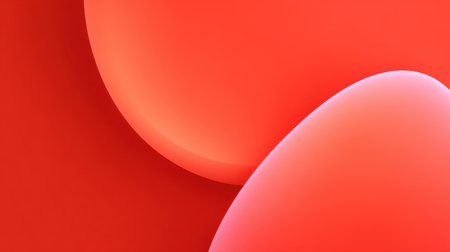 A captivating abstract design showcasing fluid shapes in warm red tones. Ideal for contemporary digital art, backgrounds, and creative projects.の素材