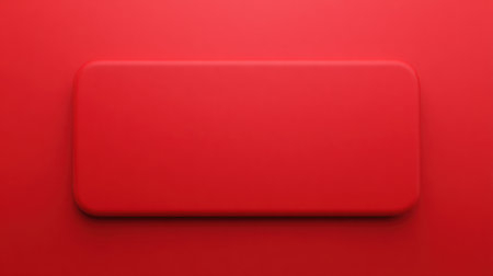A striking bold red background featuring a smooth rectangular shape, perfect for design projects or creative needs. This minimalistic image adds a touch of elegance to any visual composition.の素材