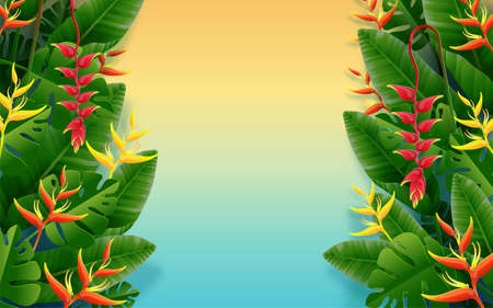 Summer time holiday vector designのイラスト素材