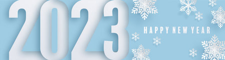 2023 Happy new year design for greeting cards or for branding, banner, cover, card Happy new year...