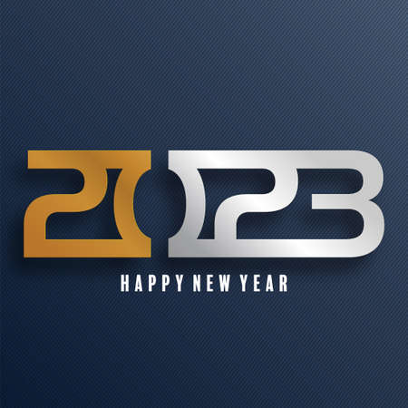 2023 Happy new year design for greeting cards or for branding, banner, cover, card Happy new year...