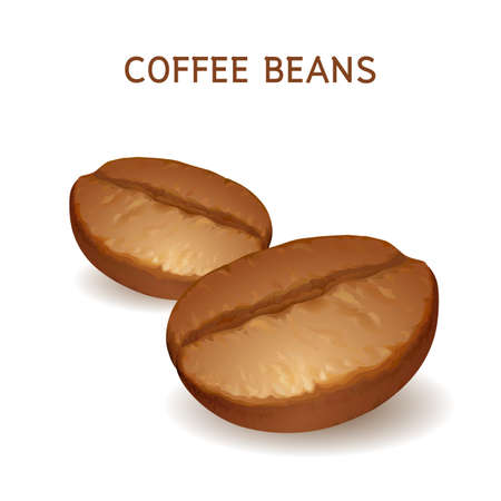 Coffee beans, EPS10, This illustration contains transparency のイラスト素材