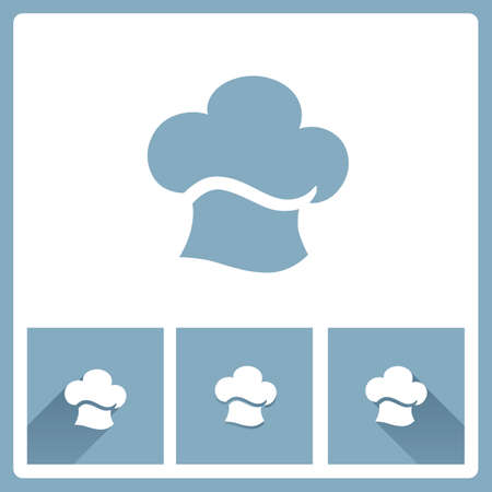 Chef hat iconsのイラスト素材