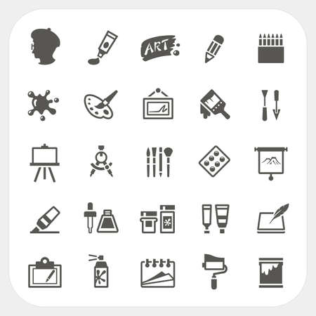 Art icons set Art icons set